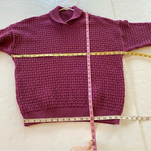 Vintage 90s Eddie Bauer Pullover Grandpa Sweater Womens Size Large Oversized EUC - Picture 5 of 6